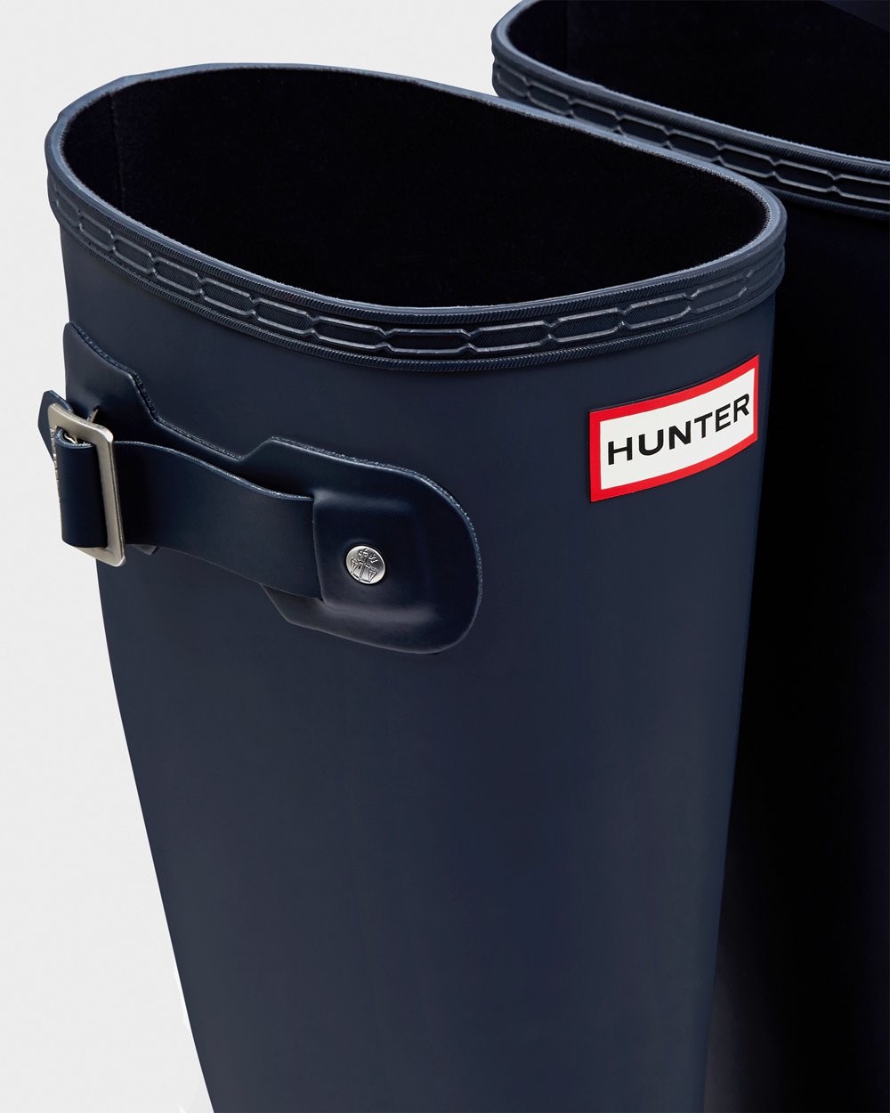 Mens Tall Rain Boots - Hunter Original (65XJZNYHA) - Navy